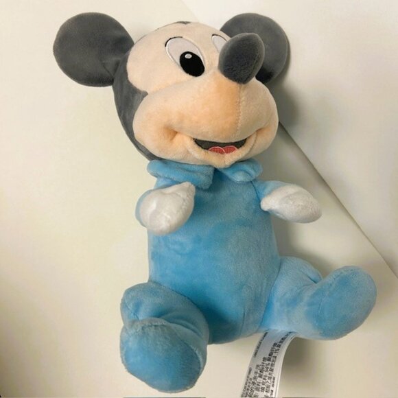 Disney Baby Micky Mouse Velour Plush Clean 10 in - Picture 5 of 9